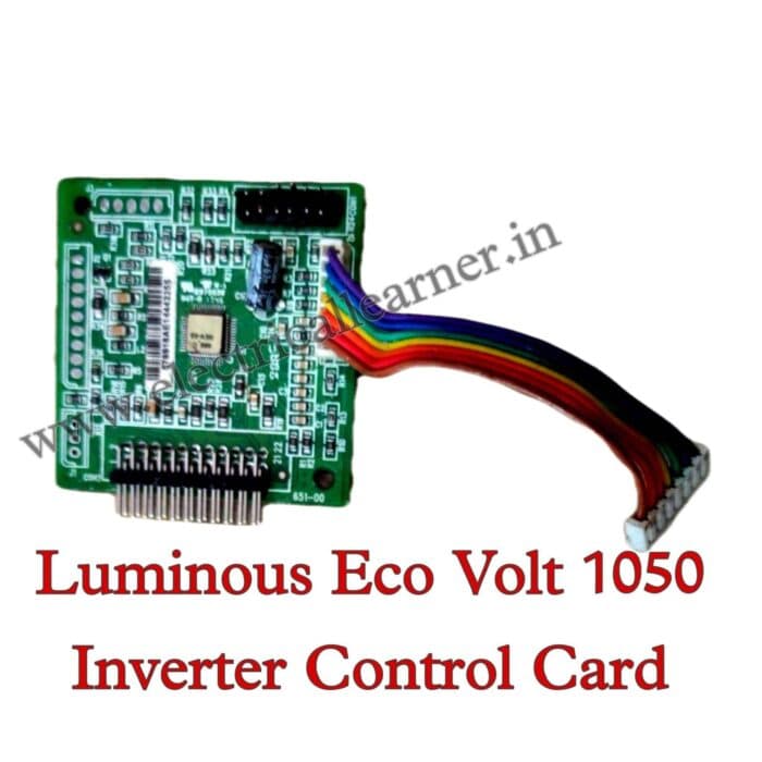 Luminous Eco Volt 1050 Inverter Control Card – refurbished with Connector